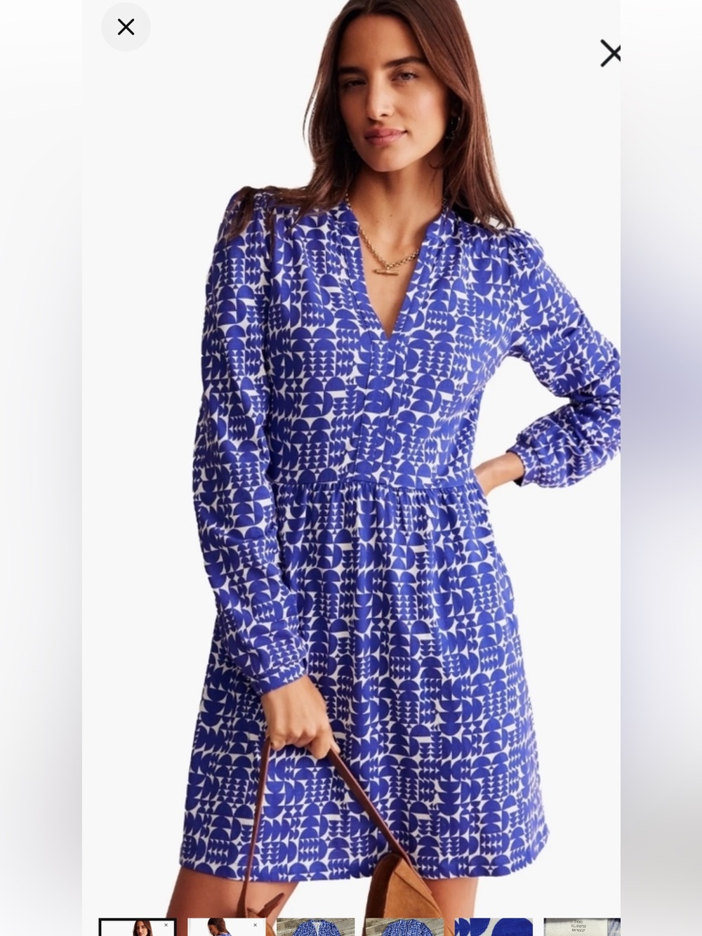 BODEN Naomi Relaxed Jersey Dress,10L